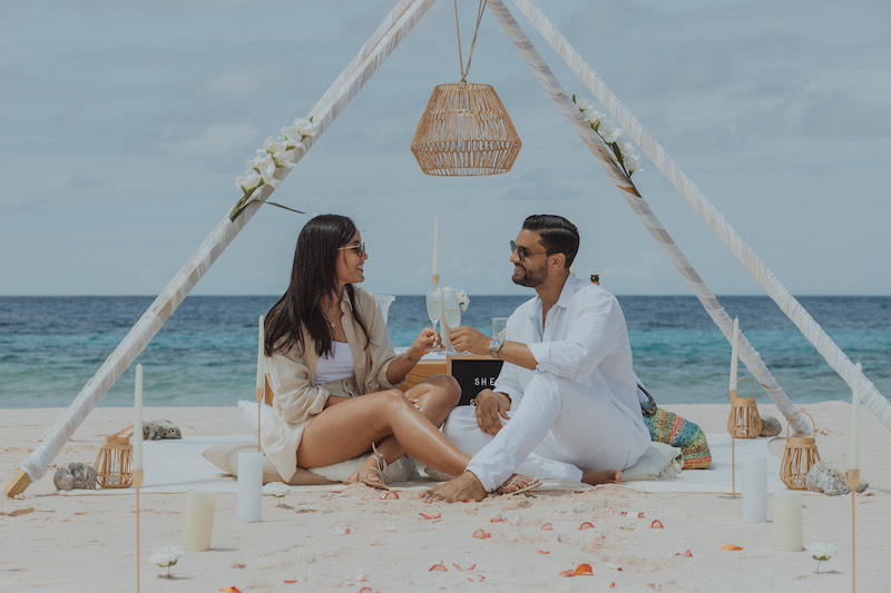 Private Beach picnic